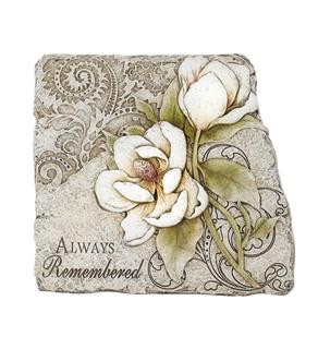 Always Remember Plaque Flower Bouquet
