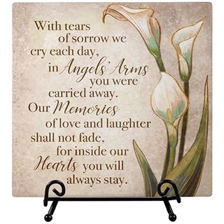 Angels' Arms" Easel Plaque