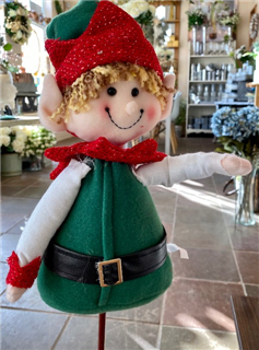 Large Christmas Elf Pick