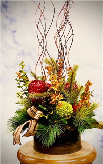 Copper Pot Fall-Christmas Silk