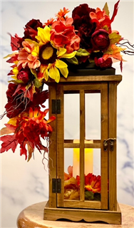 Lantern with Fall Silks