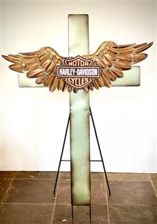 Harley Davidson look Cross Easel
