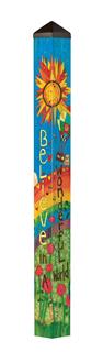 Believe in a Wonderful World 60" Art Pole