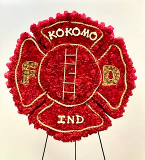 Large Organizational Emblem Flower Bouquet