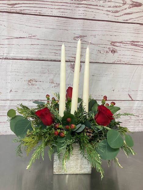 Woodland Cube Centerpiece