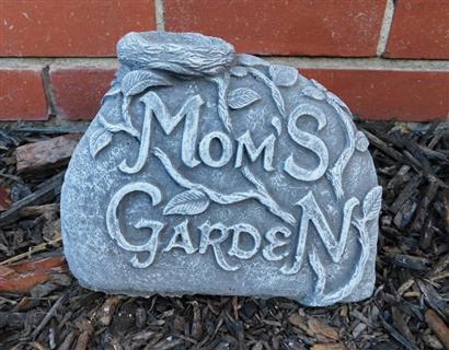 Mom's Garden Stone Statue Flower Bouquet