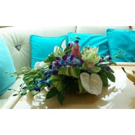 Blue Tropix Flower Bouquet