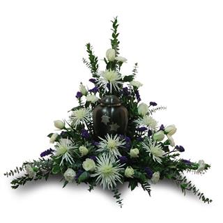 9B-Round Urn Arrangement Flower Bouquet