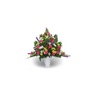 6J-Primary Color Fresh Flower Urn