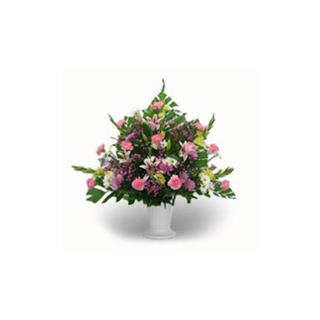 6C-Pastel Color Fresh Flower Urn