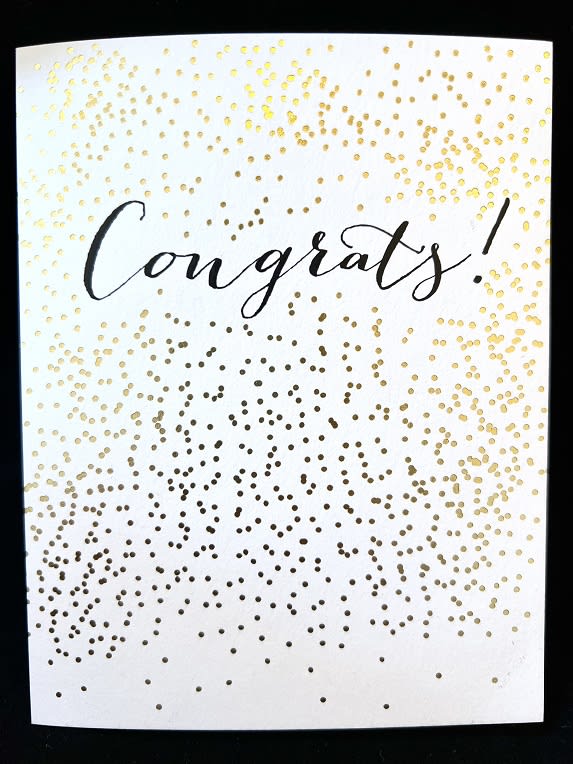 Congrats card