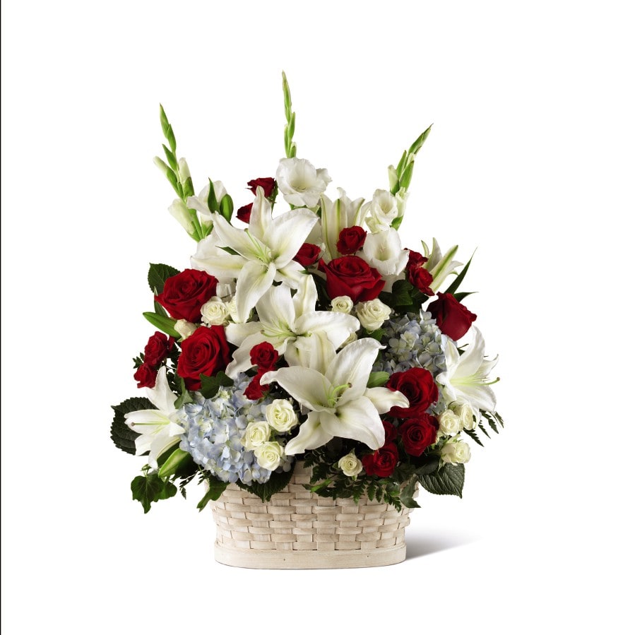 Greater Glory Basket Flower Bouquet