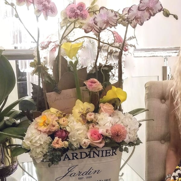 Pink & lemon Flower Bouquet