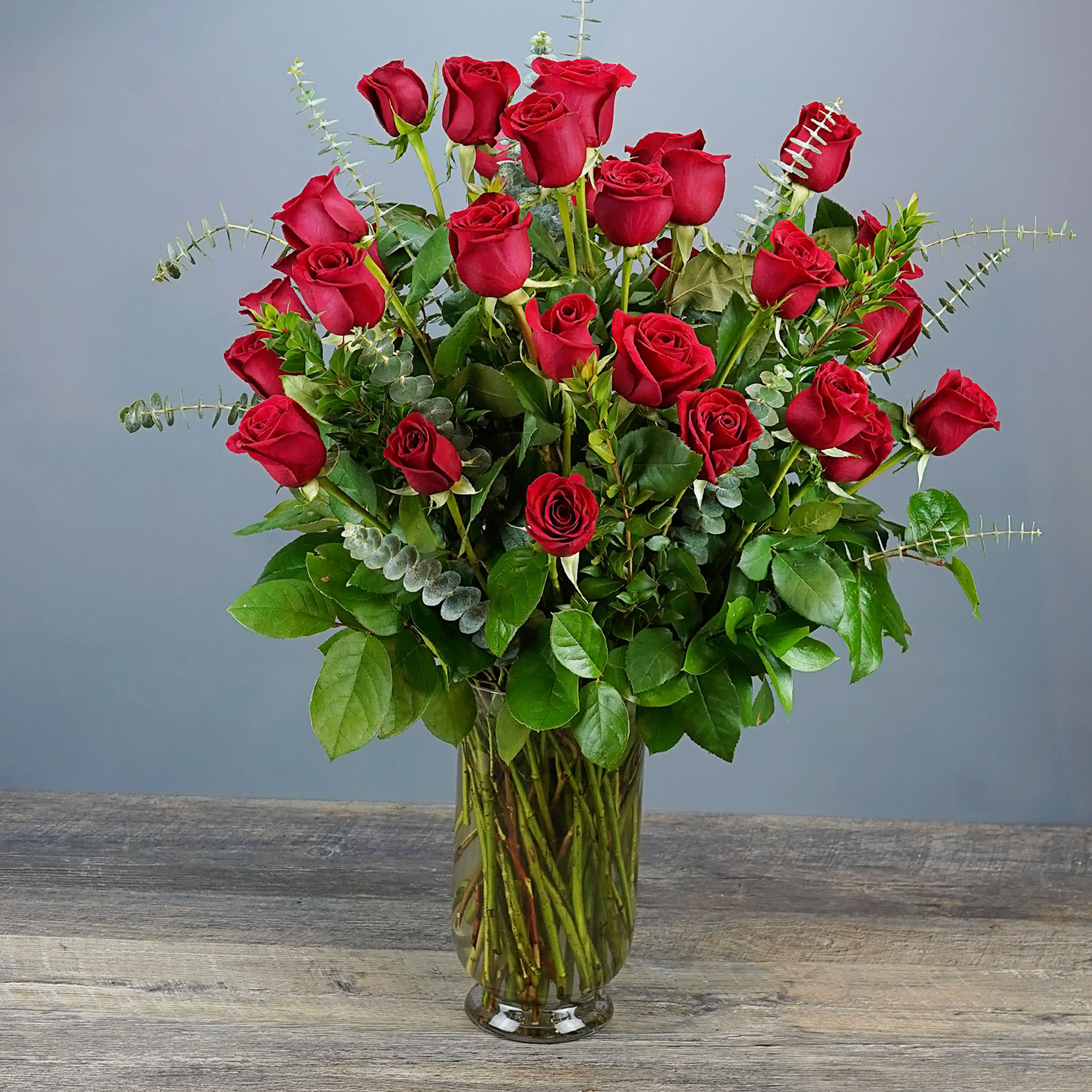 Breathtaking Beauty - 3 Dozen Long Stemmed Roses Flower Bouquet