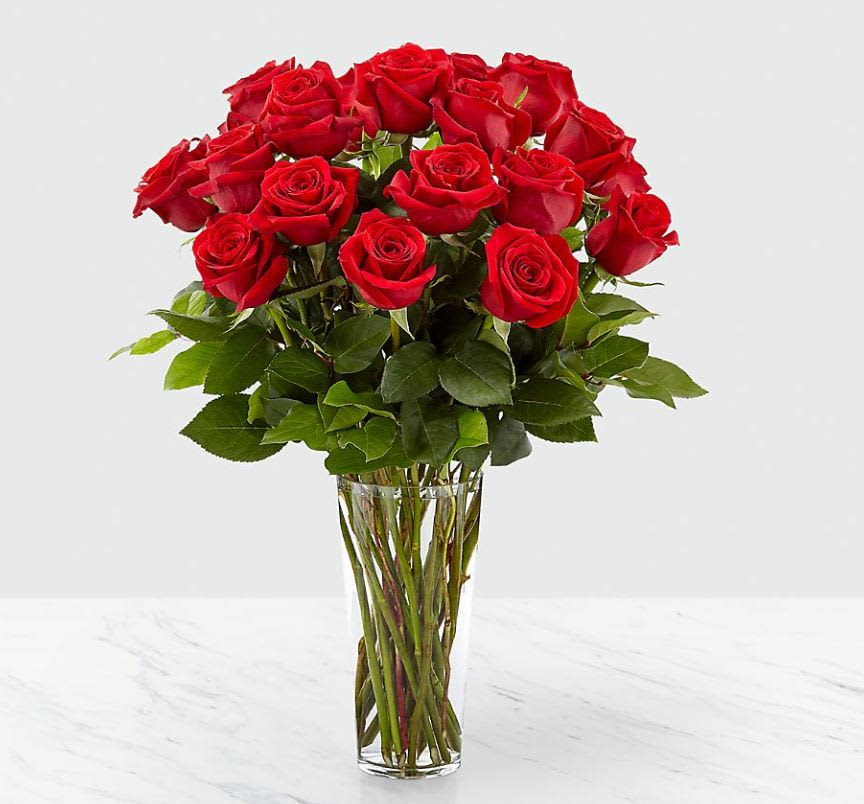 The FTD Long Stem Red Rose Bouquet Flower Bouquet