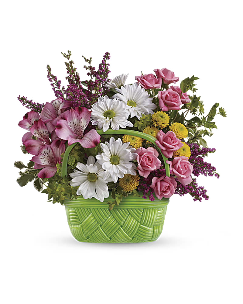 Teleflora's Basket Of Beauty Bouquet