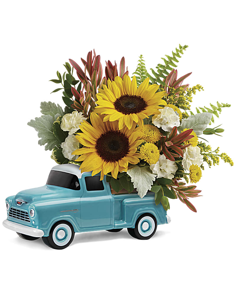Teleflora's Chevy Pickup Bouquet