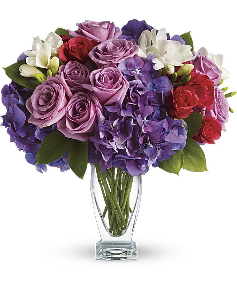 Teleflora's Rhapsody in Purple Flower Bouquet