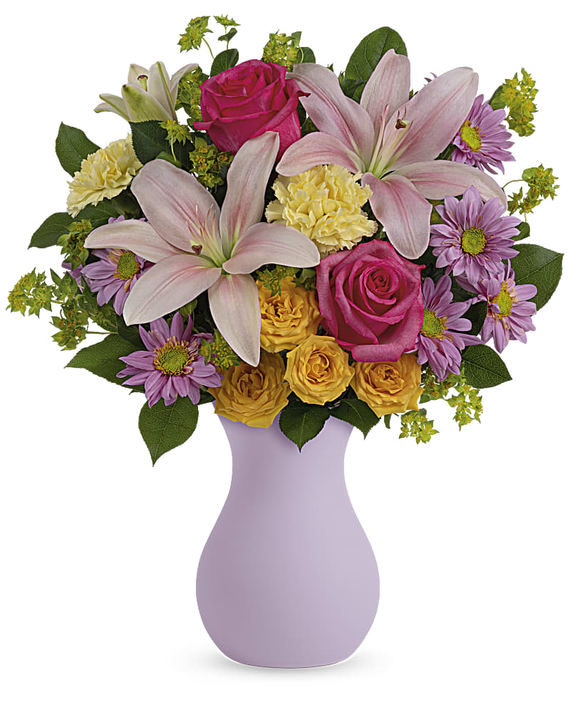 Teleflora's Perfectly Pastel Flower Bouquet