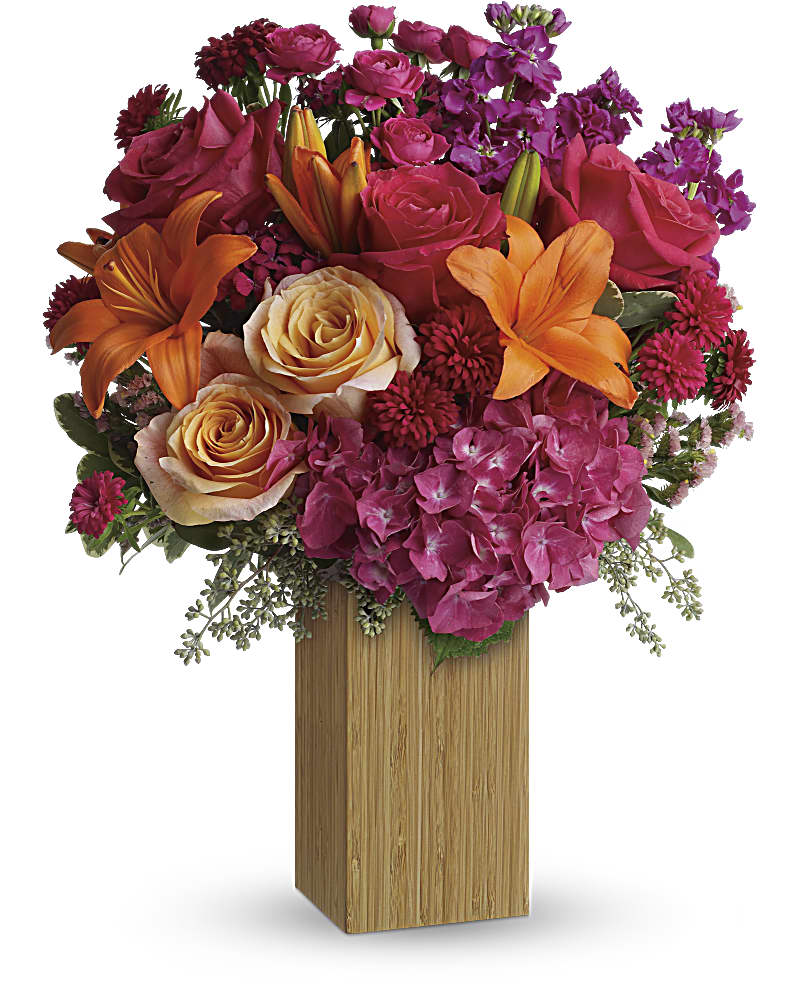 Teleflora's Fuchsia Fantasy Flower Bouquet