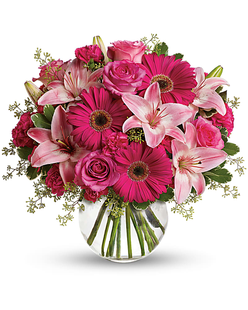 A Little Pink Me Up Flower Bouquet