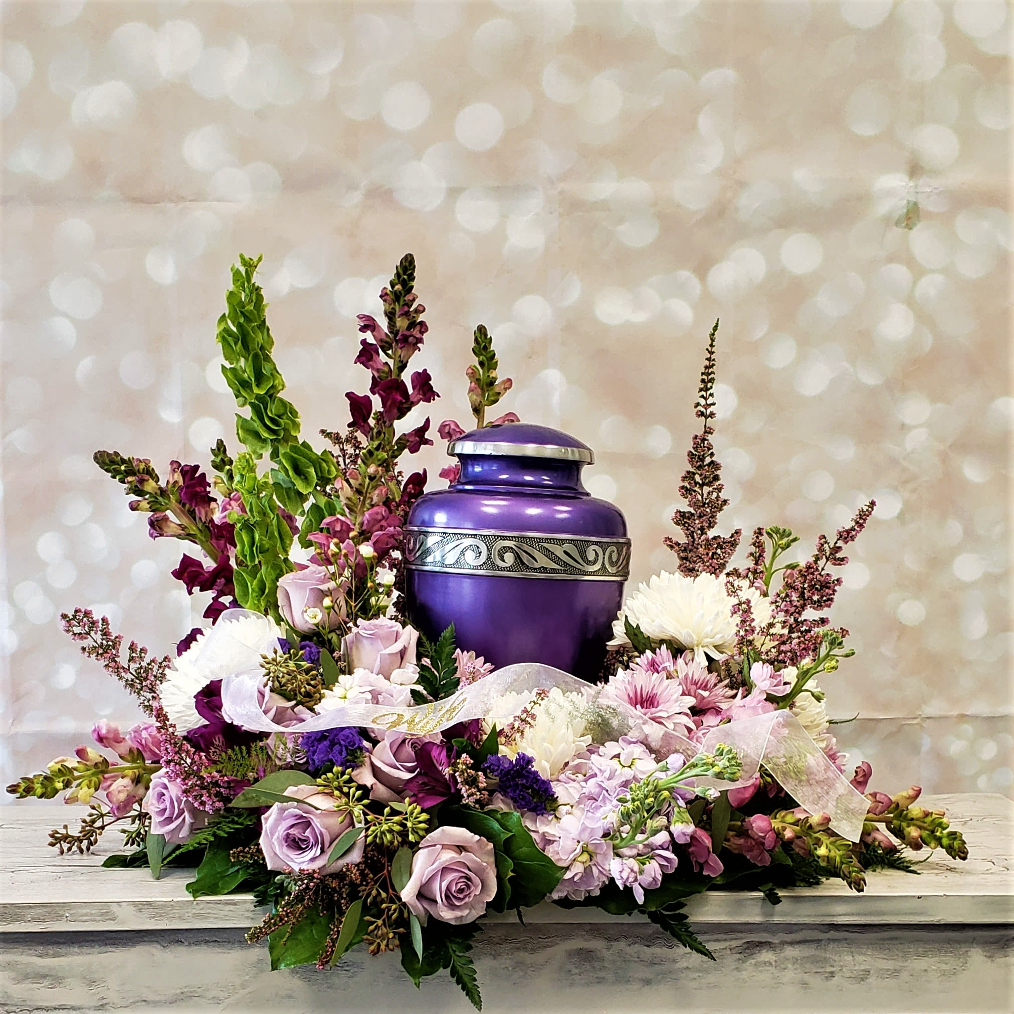 Lavender Loveliness Urn Surround