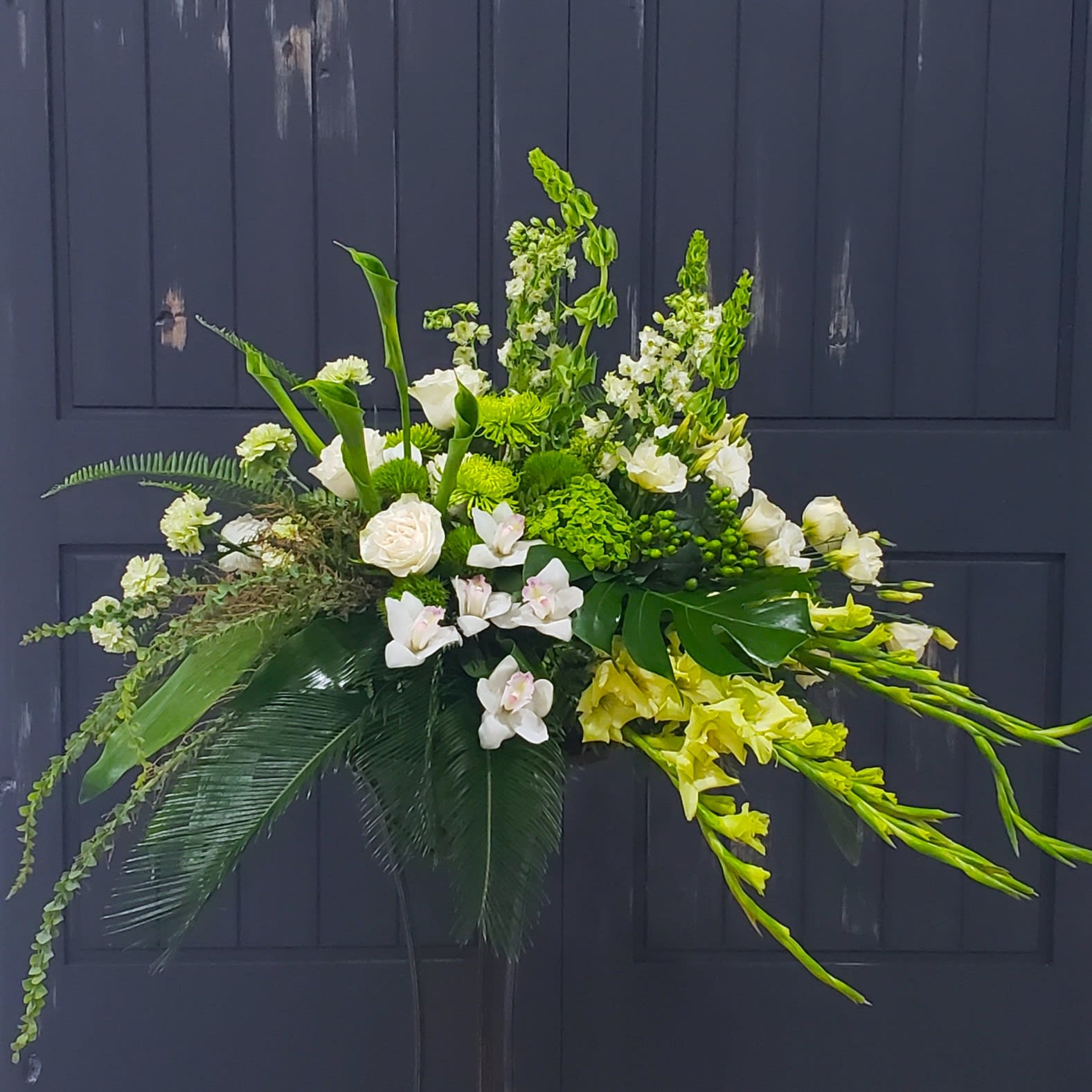 Rainy Forest Casket Spray