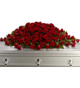 Greatest Love Casket Spray Flower Bouquet