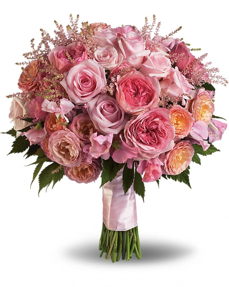 Pink Rose Garden Bouquet