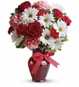 Hugs and Kisses Bouquet with Red Roses Flower Bouquet