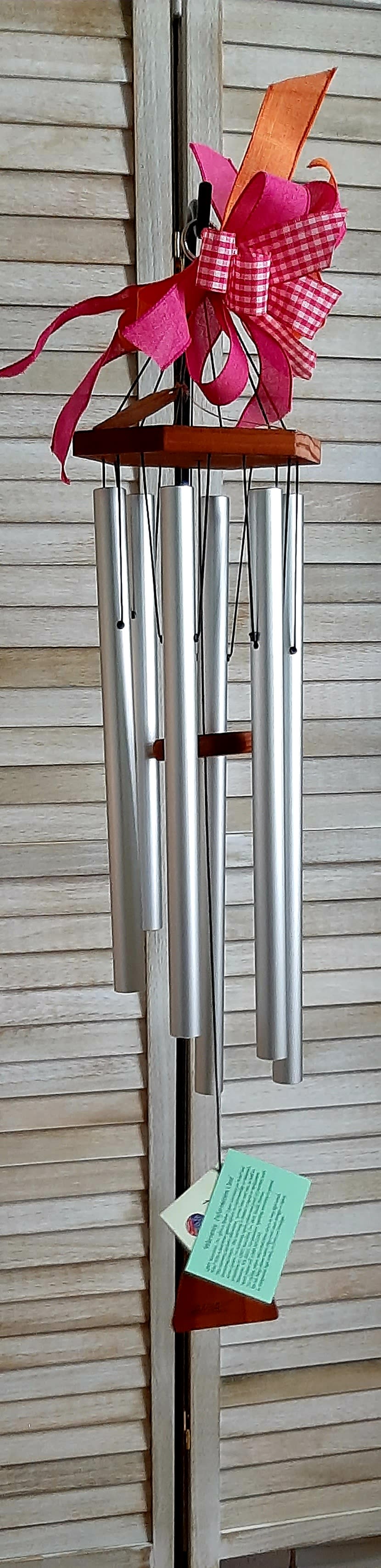 Brushed Nickel Windchimes