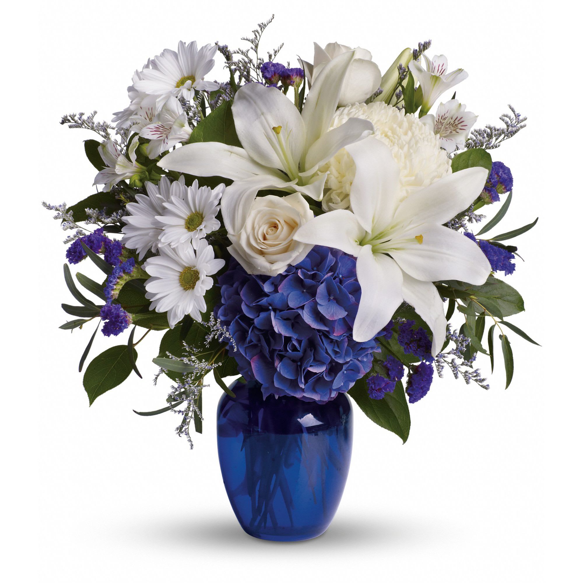 Beautiful in Blue Flower Bouquet
