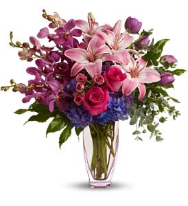 Teleflora's Purple Perfection Flower Bouquet