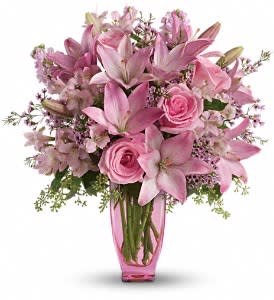 Teleflora's Pink Pink Bouquet with Pink Roses