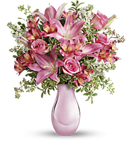 Teleflora's Pink Reflections Bouquet with Roses