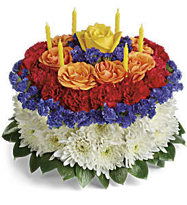 Your Wish Is Granted Birthday Cake Bouquet Flower Bouquet