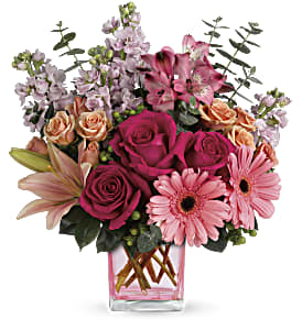 Teleflora's Painterly Pink Bouquet
