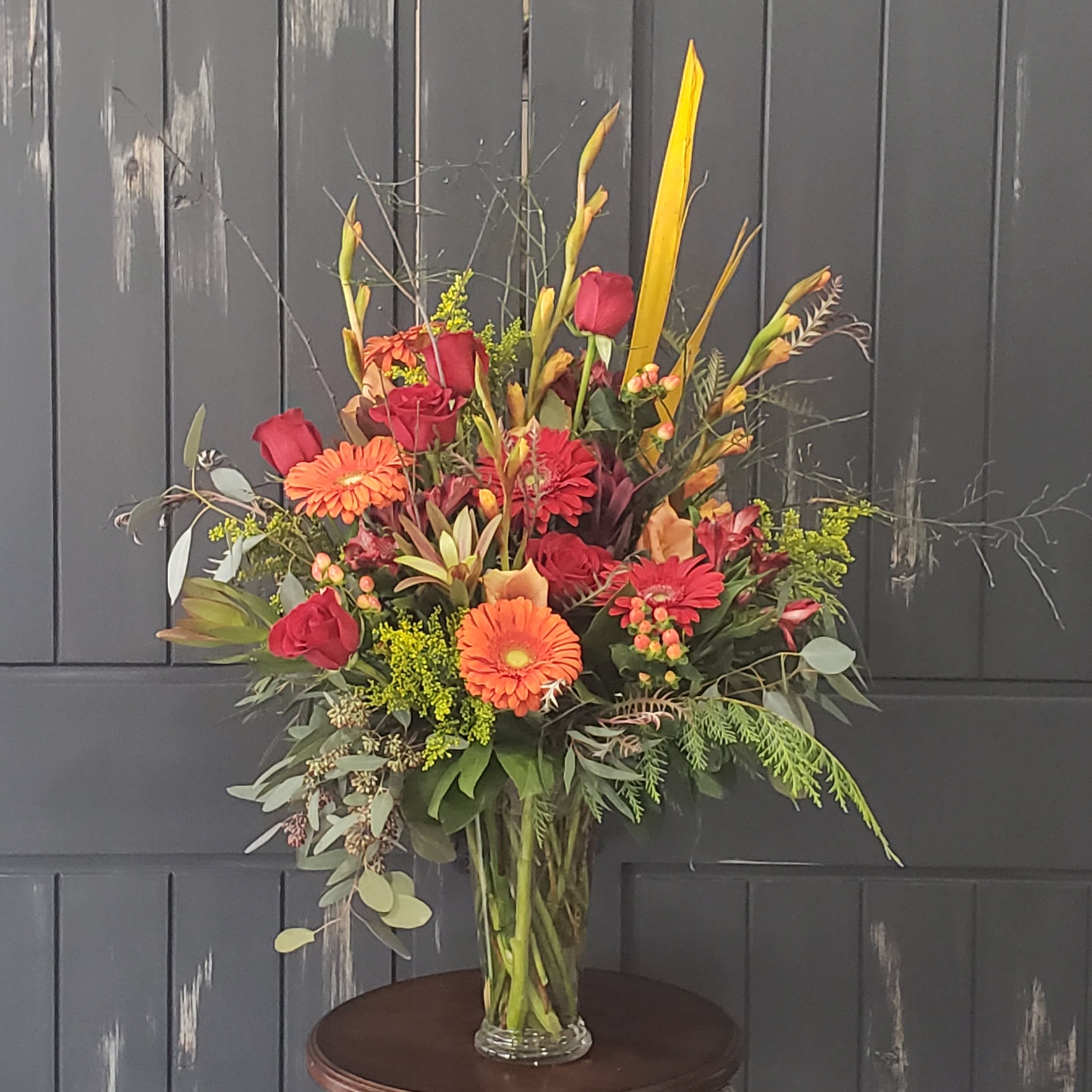 Scarlet Sunset Flower Bouquet