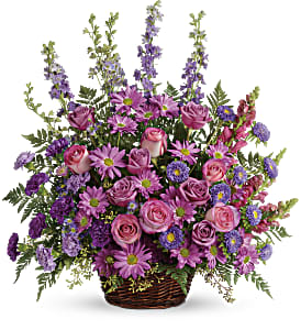 Gracious Lavender Basket