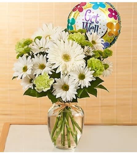 Get Well Serene Green™ Flower Bouquet