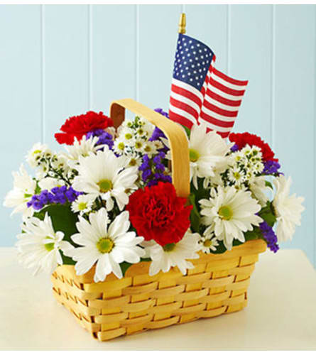 Red, White & Blooms Bouquet Flower Bouquet
