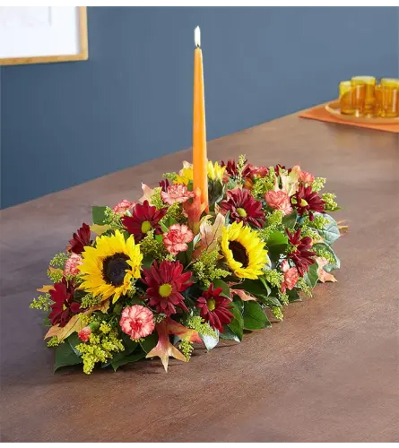 Fields of Europe™  Fall Harvest Centerpiece Flower Bouquet