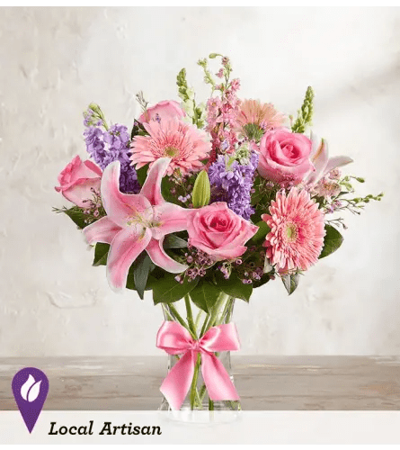 Pink Ribbon Bouquet™ Flower Bouquet