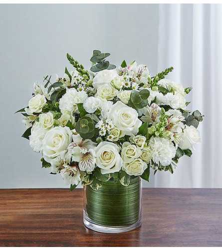 Cherished Memories™ – All White Flower Bouquet