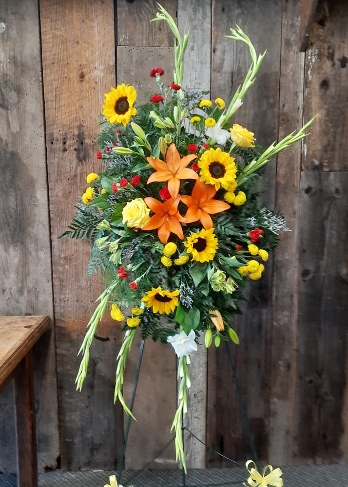 Bright and Beautiful Standing Spray