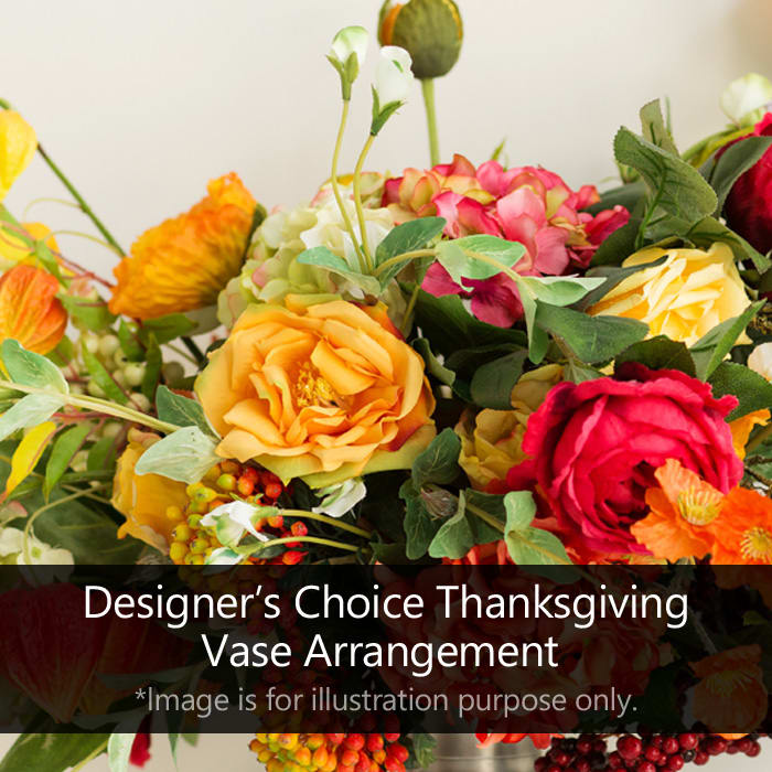 Designer Choice Thanksgiving Vase Arrangement