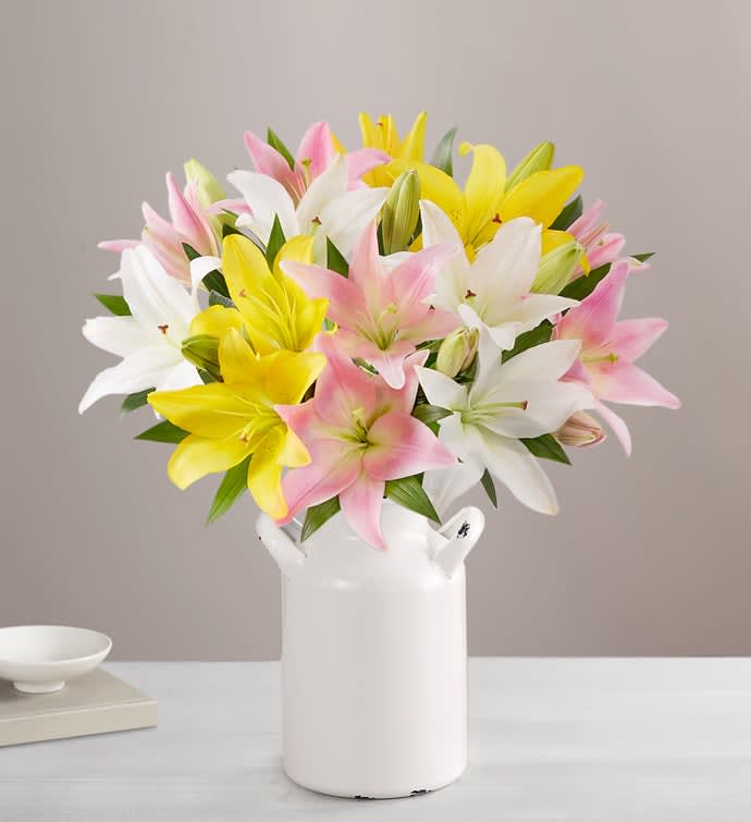 Sweet Spring Lilies for Mother's Day Flower Bouquet