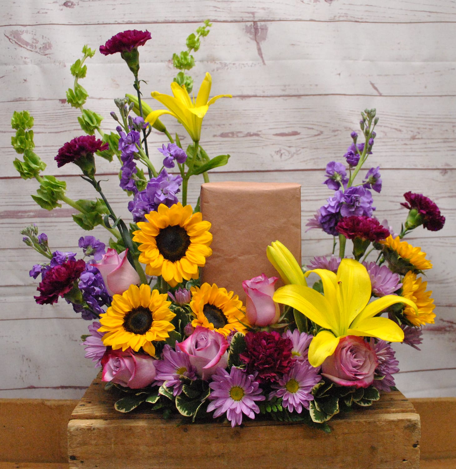 Wildflower Cremation Urn Arrangement