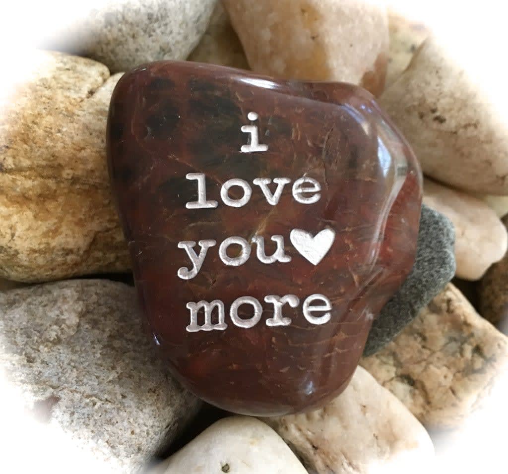 “I Love You More” Karmic Stone Flower Bouquet