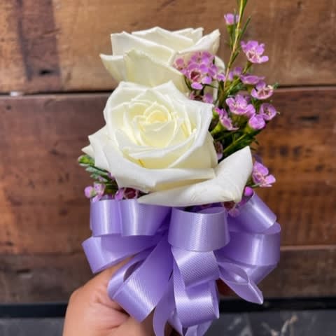 Double Rose Corsage